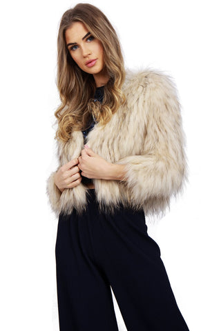 Real Fur Crop Jacket