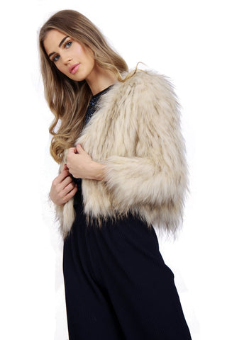 Real Fur Crop Jacket