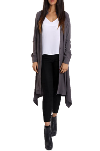 Maxi Longline Shirt Dress