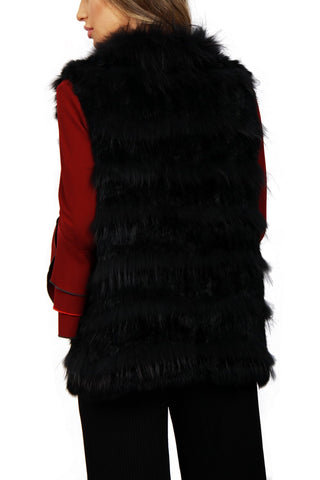 Knitted designFur Gilet
