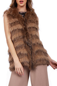 Knitted designFur Gilet