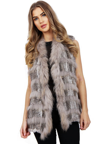 Knitted designFur Gilet