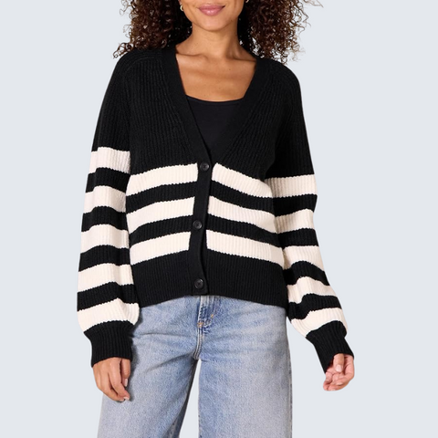 Essentials Womens Soft Touch Blouson Cardigan