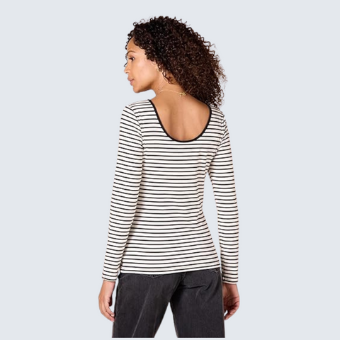 2-Pack  Slim-Fit Rib-Knit Long Sleeve Tees