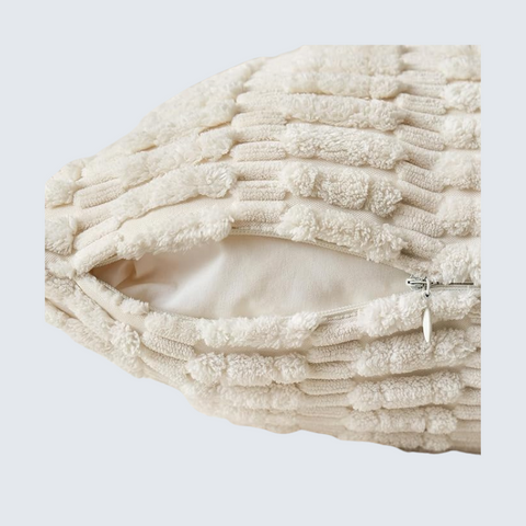 2-Pack Corduroy Cushion Covers in  Cream White
